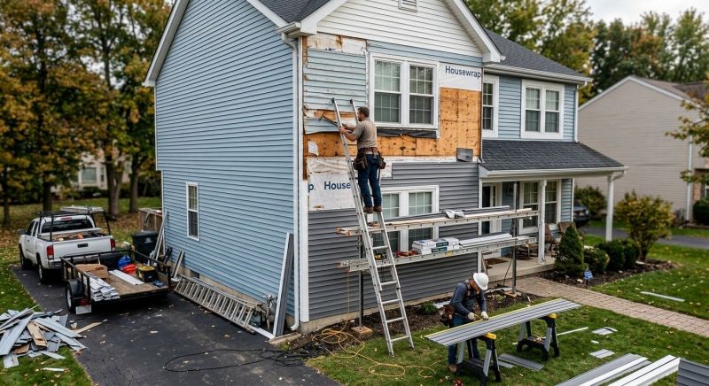House Siding Replacement in Twin Lakes, WI