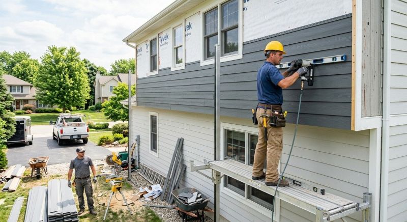 Synthetic Siding Installation in Twin Lakes, WI